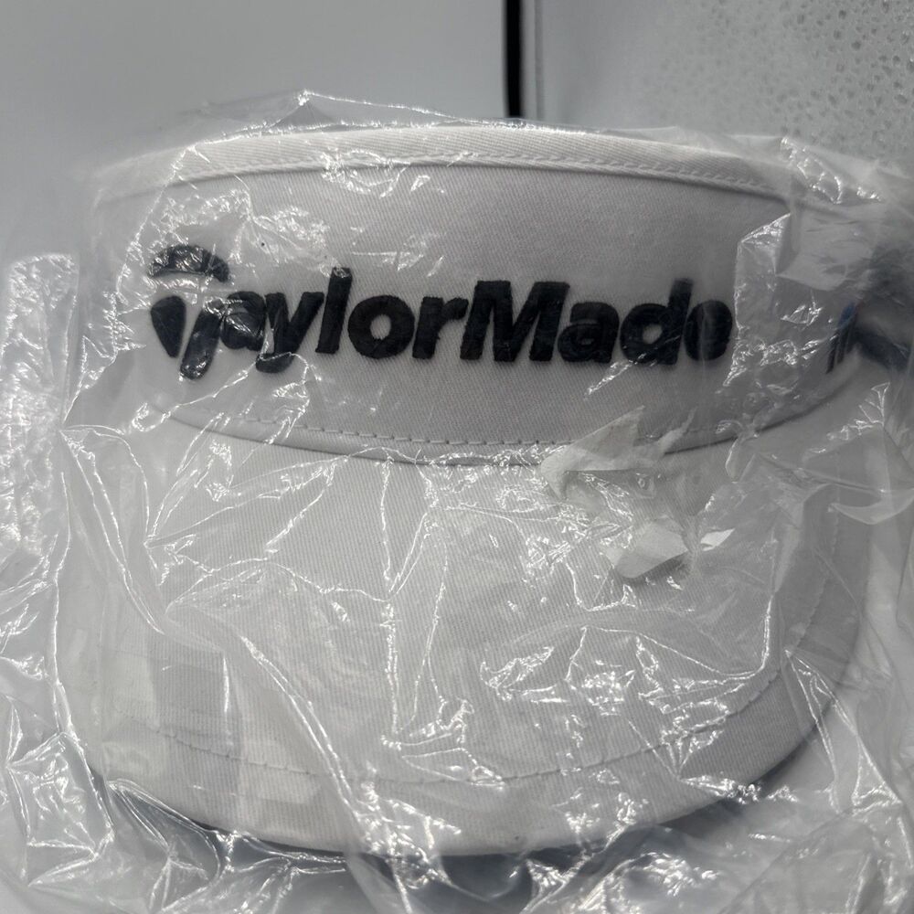 TaylorMade High Crown Golf Visor - Men's Adjustable - White - NWT M3 M4